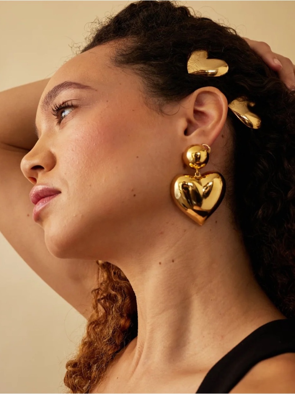 Lelet NY Gigi Heart earrings NWT